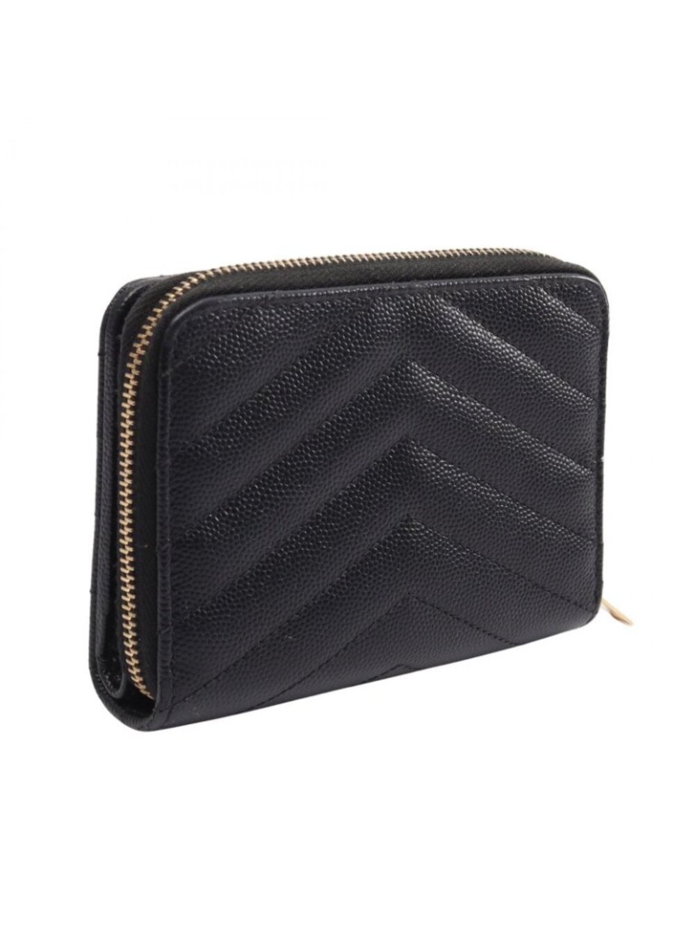 Saint Laurent Paris Bifold Wallet Monogram Black Leather - Picture 2 of 10